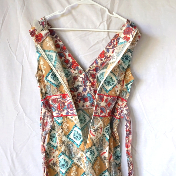 🌺3/$15 Notice Floral & Geometric-Design Sleeveless Dress - Picture 5 of 6